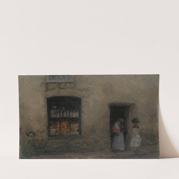 An Orange Note: Sweet Shop (1883) by James Abbott McNeill Whistler