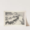 An Ore-train going into the silver-mines, Colorado (1901) by Frederic Remington