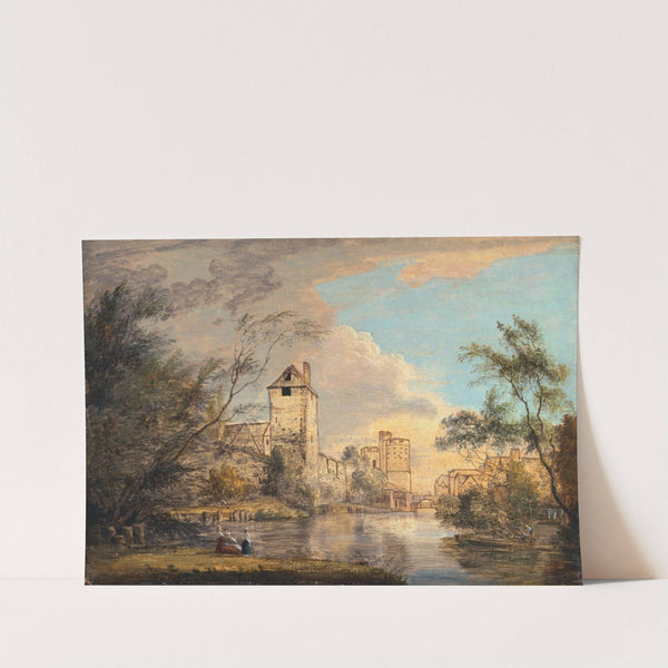 An Unfinished View of the West Gate, Canterbury by Paul Sandby