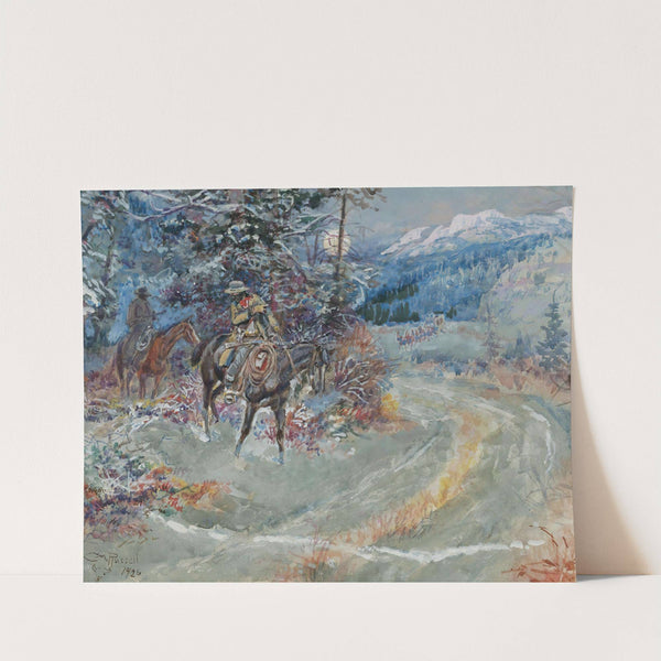 An Unscheduled Stop (1926) by Charles Marion Russell