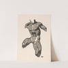 Anatomical study of the neck, abdominal and thigh muscles of a man by Reijer Stolk