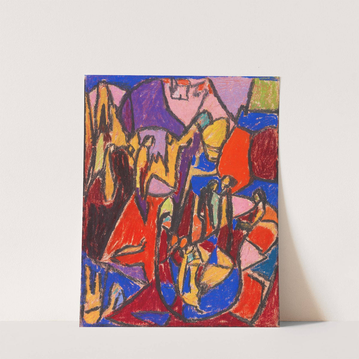 Anbetung (1930) by Adolf Hölzel