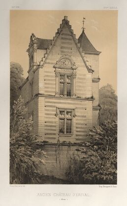 Ancien Château D’Érival (Aisne) (1860)