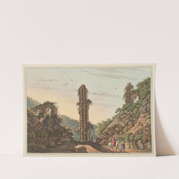 Ancient Aqueduct in Samos by Luigi Mayer