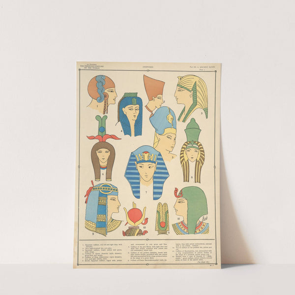 Ancient Egypt - Coiffures by Paul Louis de Giafferri