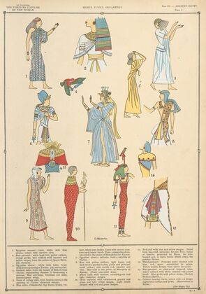 Ancient Egypt – Skirts, tunics, ornaments