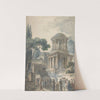 Ancient Scene with a Funeral Ceremony for an Actor by Louis Jean Desprez