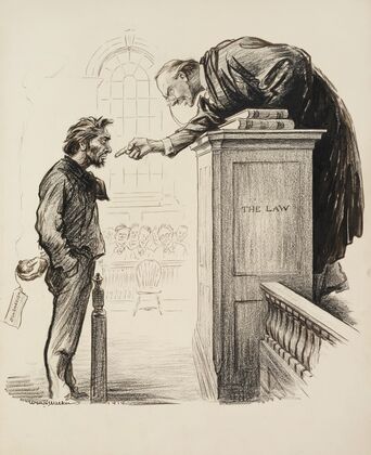 And if you do it again, I shall order a police-man to slap you on the wrist (1919)