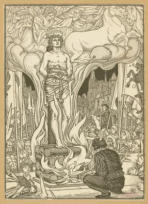 And last of all, they burned him to ashes at the stake. Thus came Faithful to his end.