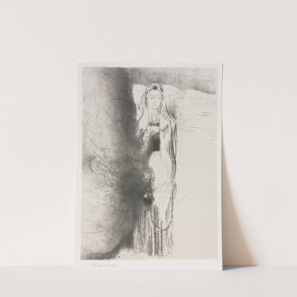 And the Angel Took the Censer by Odilon Redon
