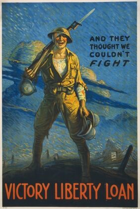 And they thought we couldn’t fight – Victory Liberty Loan