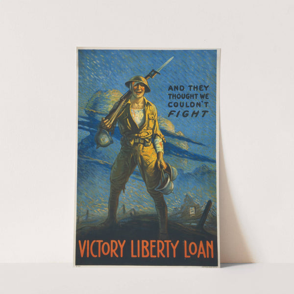 And they thought we couldn&#039;t fight - Victory Liberty Loan by Victor Clyde Forsythe