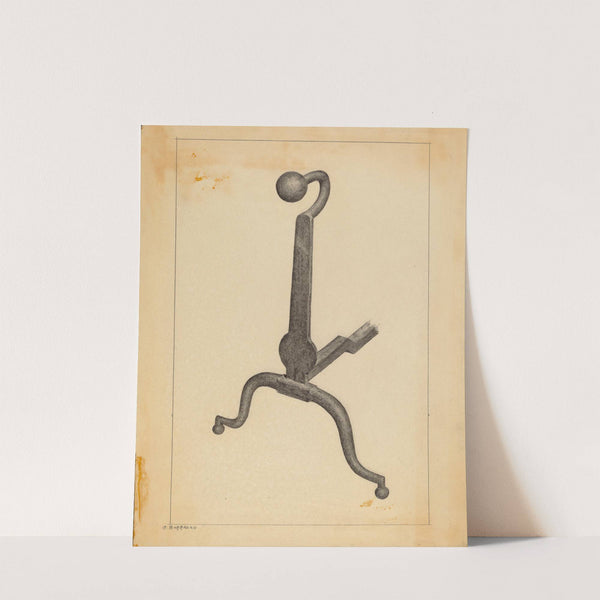 Andiron by Salvatore Borrazzo