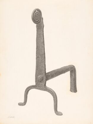 Andiron (one of pair)