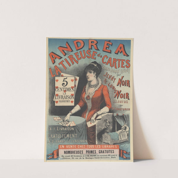 Andrea la tireuse de cartes. par Jenny Noir et Louis Noir by Imp. H. Robelin