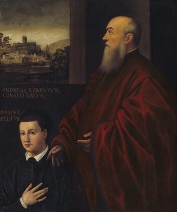 Andrea Renier and His Son Daniele