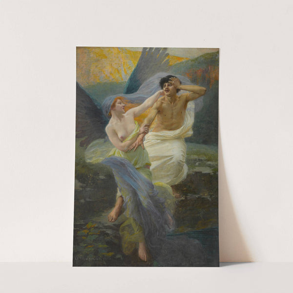 Angel of mercy by Gaston Charpentier-Bosio