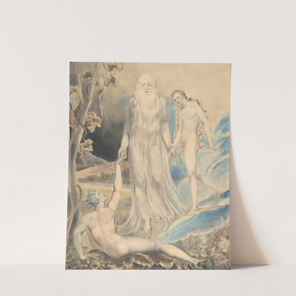 Angel of the Divine Presence Bringing Eve to Adam by William Blake
