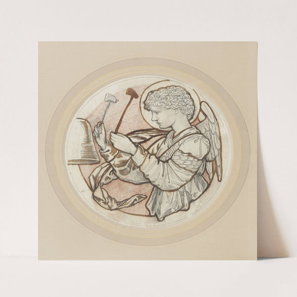 Angel Playing on Bells II by Sir Edward Coley Burne-Jones