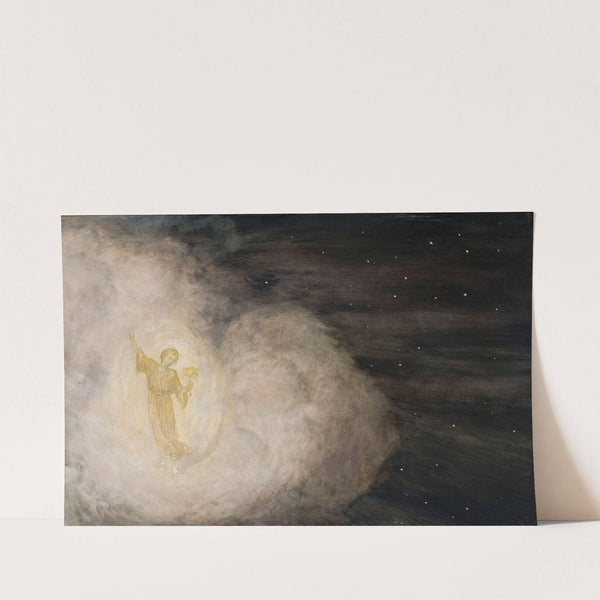 Angel with the star of Bethlehem (1850-1924) by Hans Thoma