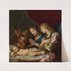 Angels Adoring The Sleeping Christ by Jacques Stella
