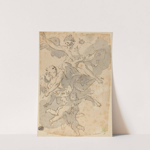 Angels and Putti by Giovanni Battista Crosato