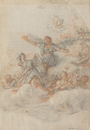Angels and Putti in the Clouds