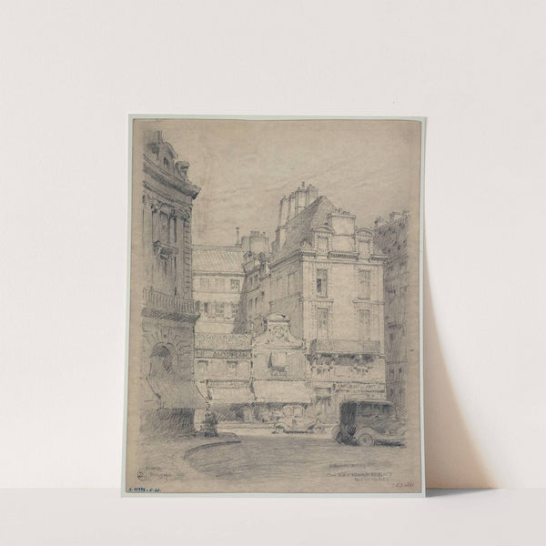 Angle de la rue d&#039;Aboukir et place des Victoires by Ferdinand Boberg