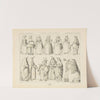 Angleterre, Brabant, Allemagne et France – costumes feminins 1640-1650 – les dames houppes (1876-1888) by Auguste Racinet
