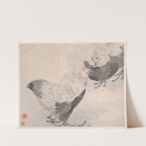 Animals, Flowers and Birds Pl.7 (19th century) by Ren Yi