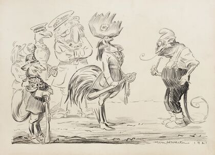 Animals representing several countries. (1921) — size preview