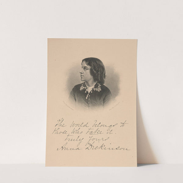 Anna Dickinson. by Felix Octavius Carr Darley