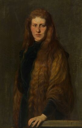 Anna Eisenmenger, geb. Hobert (Hofratsgattin, Schwiegertochter des Künstlers)