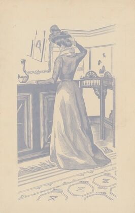 Anna ; Jeune femme se recoiffant (Mlle Marcolesco, belle-sœur de l’artiste) (1899) — size preview