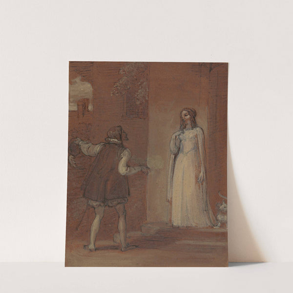 Anne Page and Slender by Robert Smirke