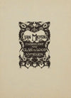 Annoncekaart voor Jan Meyen, fabrikant van glas in lood, Nijmegen (1925)