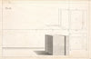 Another example of a geometrical plan and upright, put in perspective.