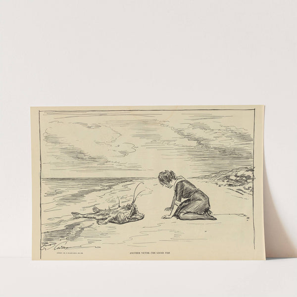 Another victim—the goose fish (1900-1905) by Charles Dana Gibson