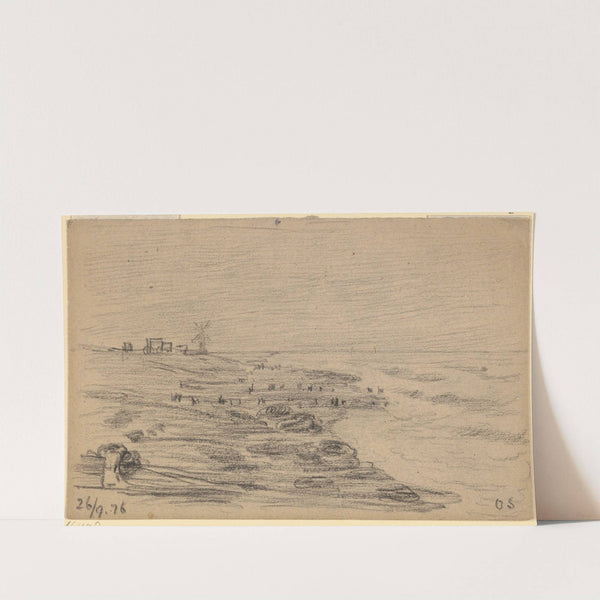 Ansicht der Küste von Littlehampton by Otto Scholderer