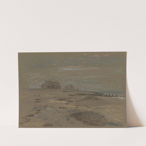 Ansicht der Küste von Littlehampton by Otto Scholderer