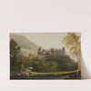 Ansicht des Heidelberger Schlosses von Osten gesehen by Carl Philipp Fohr