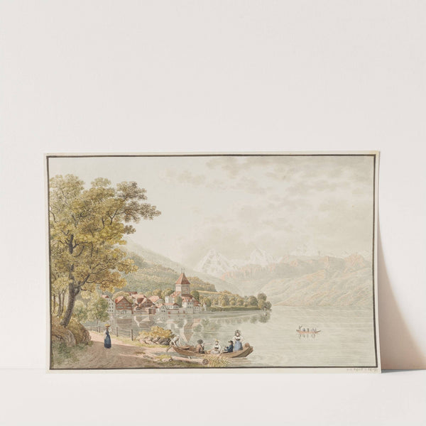 Ansicht Oberhofens am Thunersee (1915-1945) by David Alois Schmid