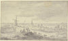 Ansicht von Kleve mit Schwanenburg und Stiftskirche