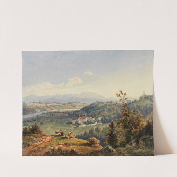 Ansicht von Kloster Schäftlarn by Alois Flad