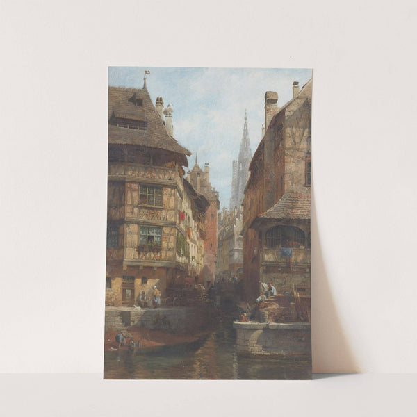 Ansicht von Straßburg mit Blick auf das Münster by Karl Weysser