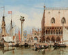 Ansicht von Venedig mit Blick auf den Dogenpalast und die Basilica di San Marco (1835)