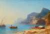 Ansicht von Villafranca (Villefranche-sur-Mer) bei Nizza (1849)