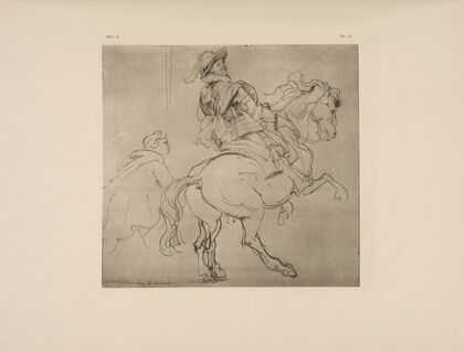 Anthony Van Dyck – Study for portrait of Count of Aremberg