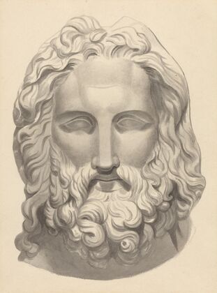 Antique Bearded Head