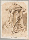 Antique Carved Marble Candelabra Base